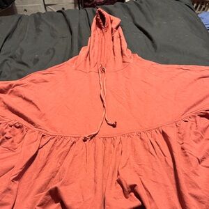 Women's aerie peplum hoodie pullover size xxl